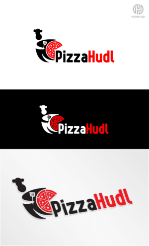 Logo Design by Honey GD for PizzaHudl | Design: #15319435