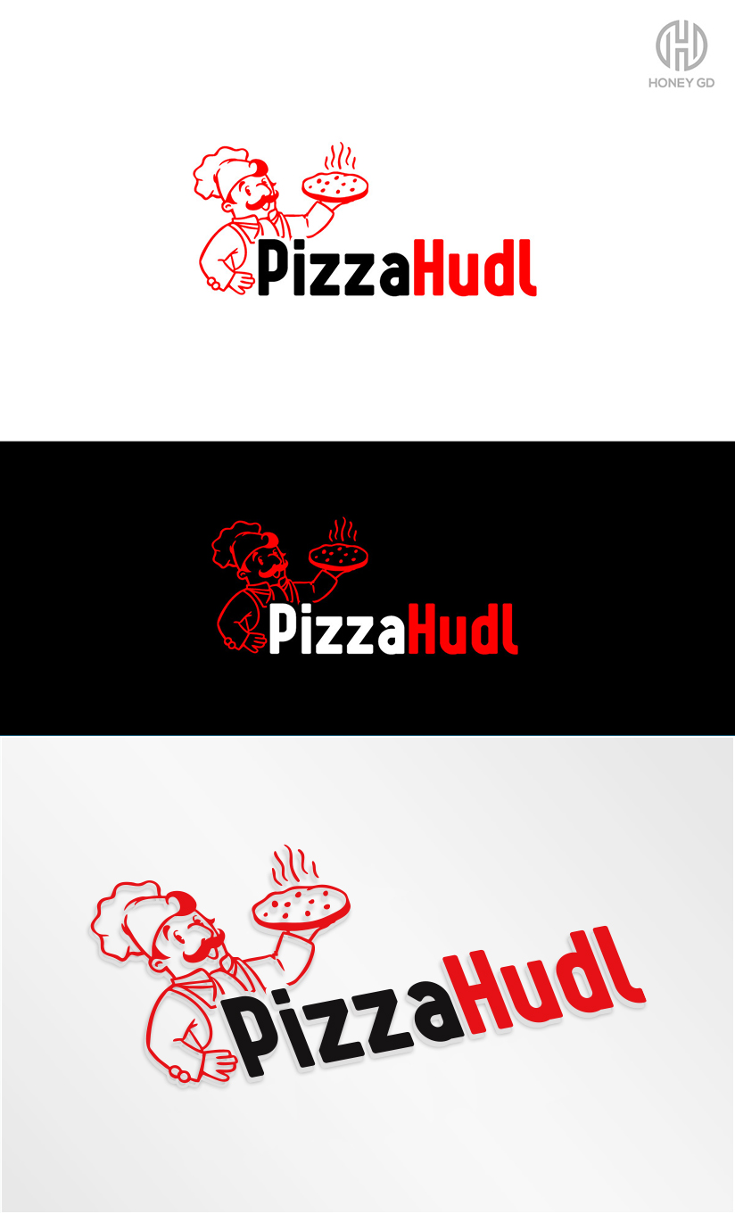 Logo Design by Honey GD for PizzaHudl | Design #15319969