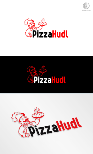 Logo Design by Honey GD for PizzaHudl | Design: #15319969