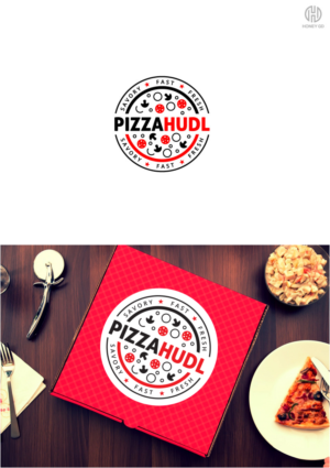 Logo Design by Honey GD for PizzaHudl | Design: #15331537