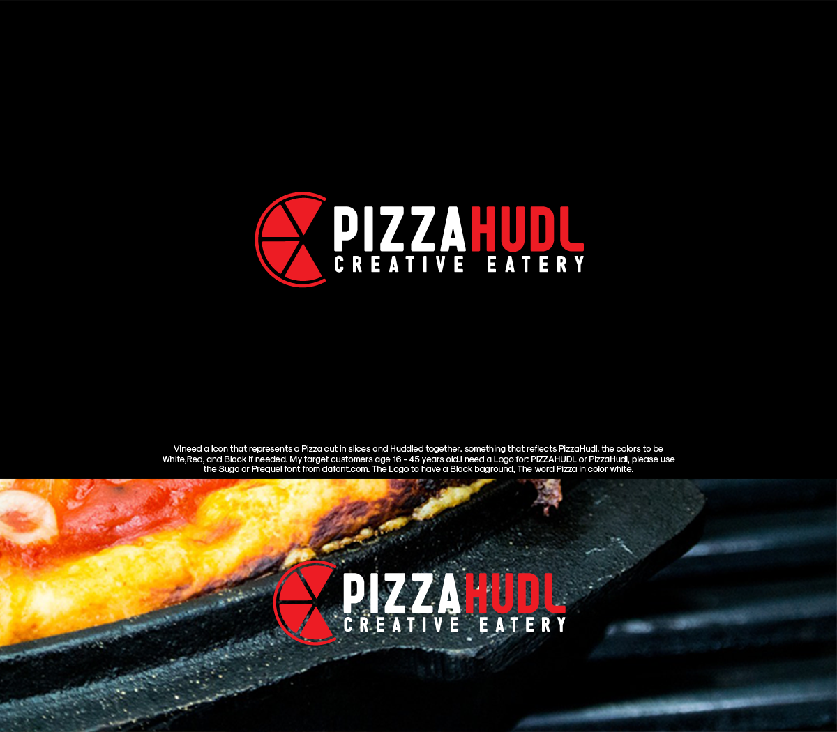 Logo Design by GBDESIGN for PizzaHudl | Design #15298973