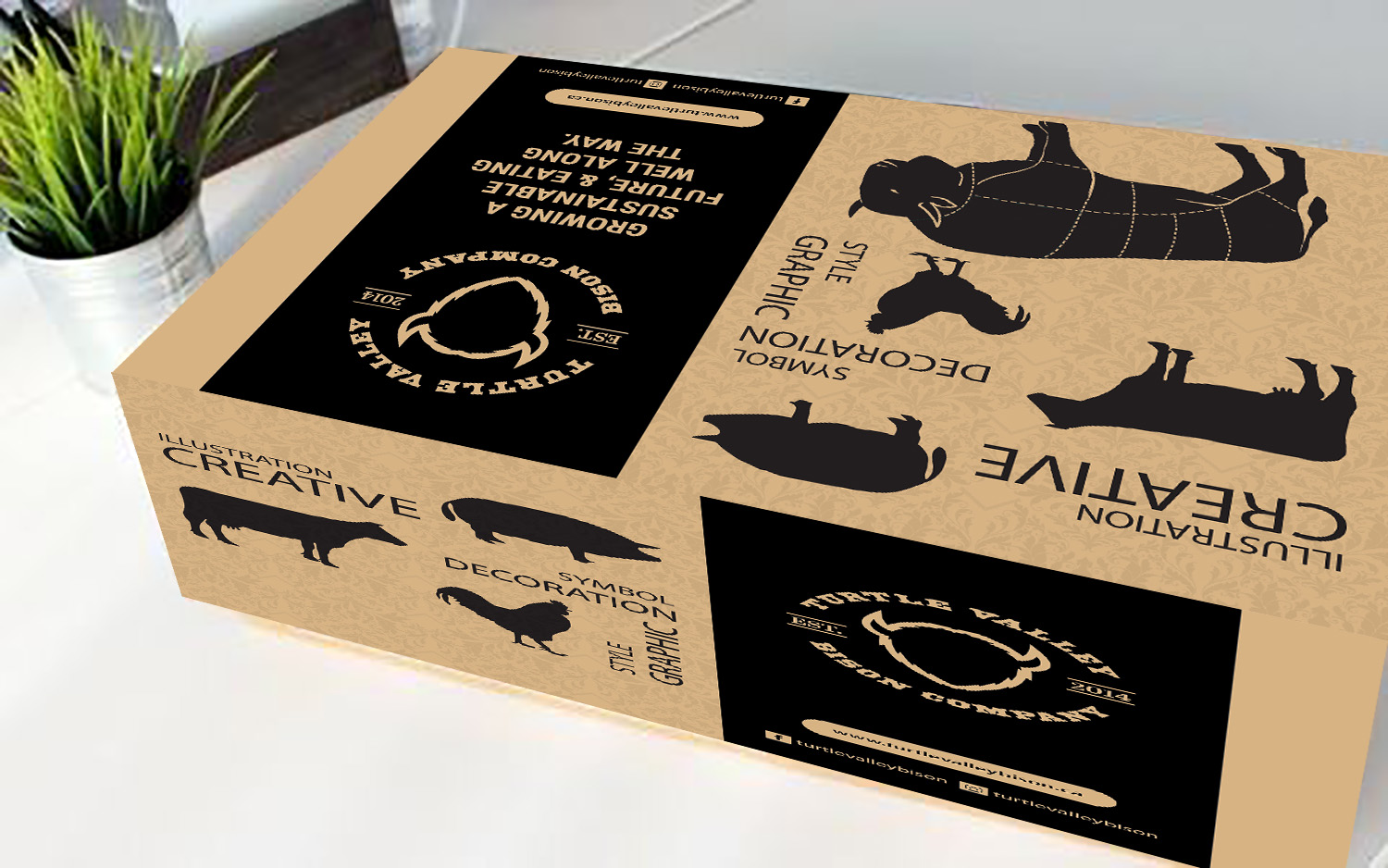 Diseño de Empaque por Deziners Zone para Turtle Valley Bison Company | Diseño #15303982