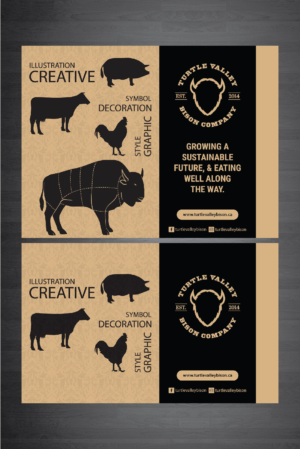 Design Emballage par Deziners Zone pour Turtle Valley Bison Company | Design : #15303983
