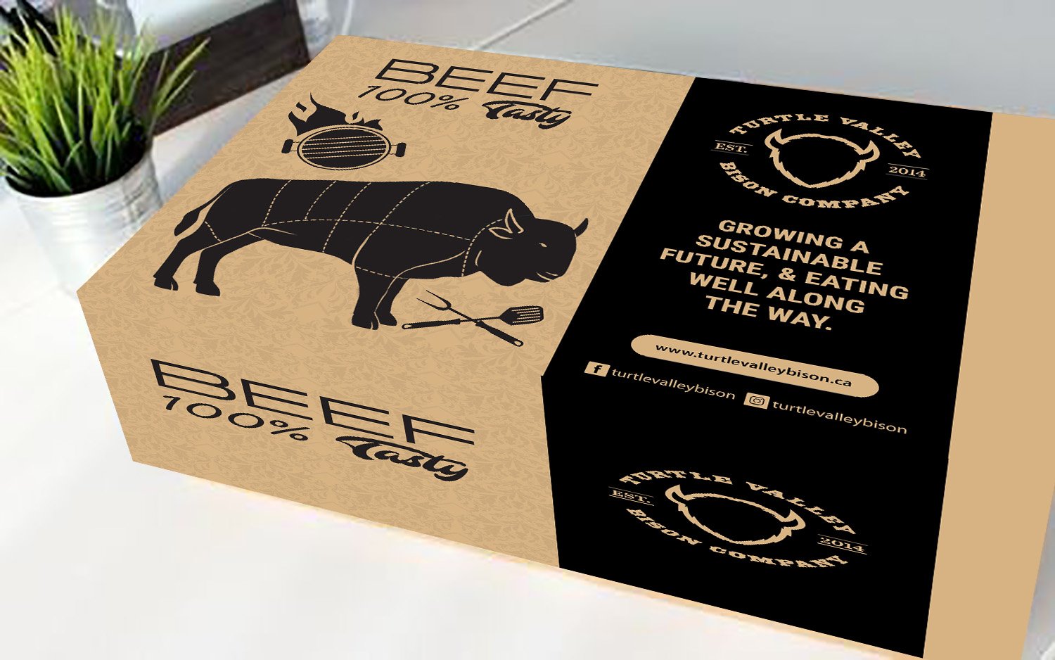 Diseño de Empaque por Deziners Zone para Turtle Valley Bison Company | Diseño #15314247
