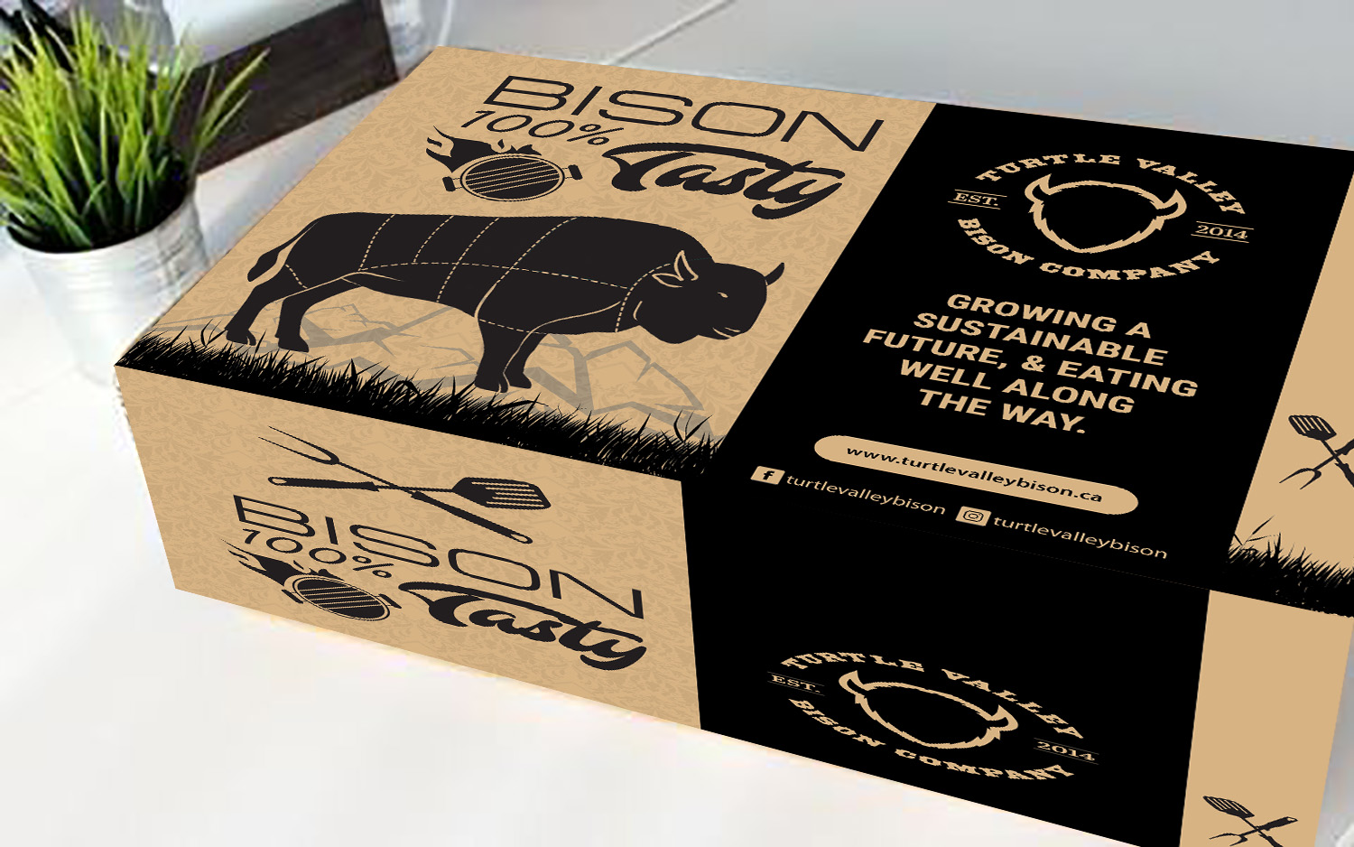 Diseño de Empaque por Deziners Zone para Turtle Valley Bison Company | Diseño #15319919