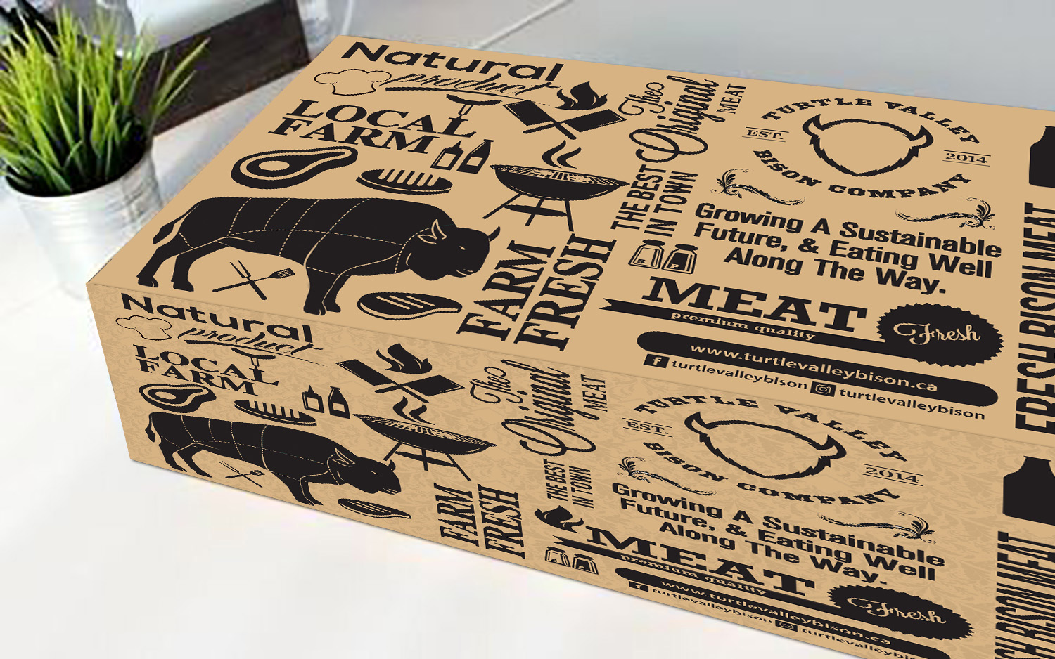 Diseño de Empaque por Deziners Zone para Turtle Valley Bison Company | Diseño #15360745