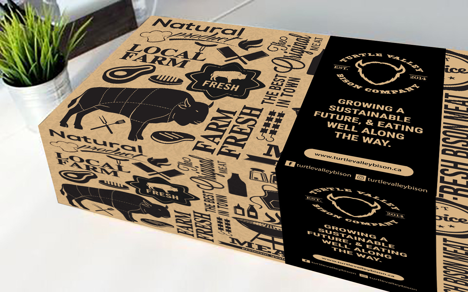 Diseño de Empaque por Deziners Zone para Turtle Valley Bison Company | Diseño #15360746