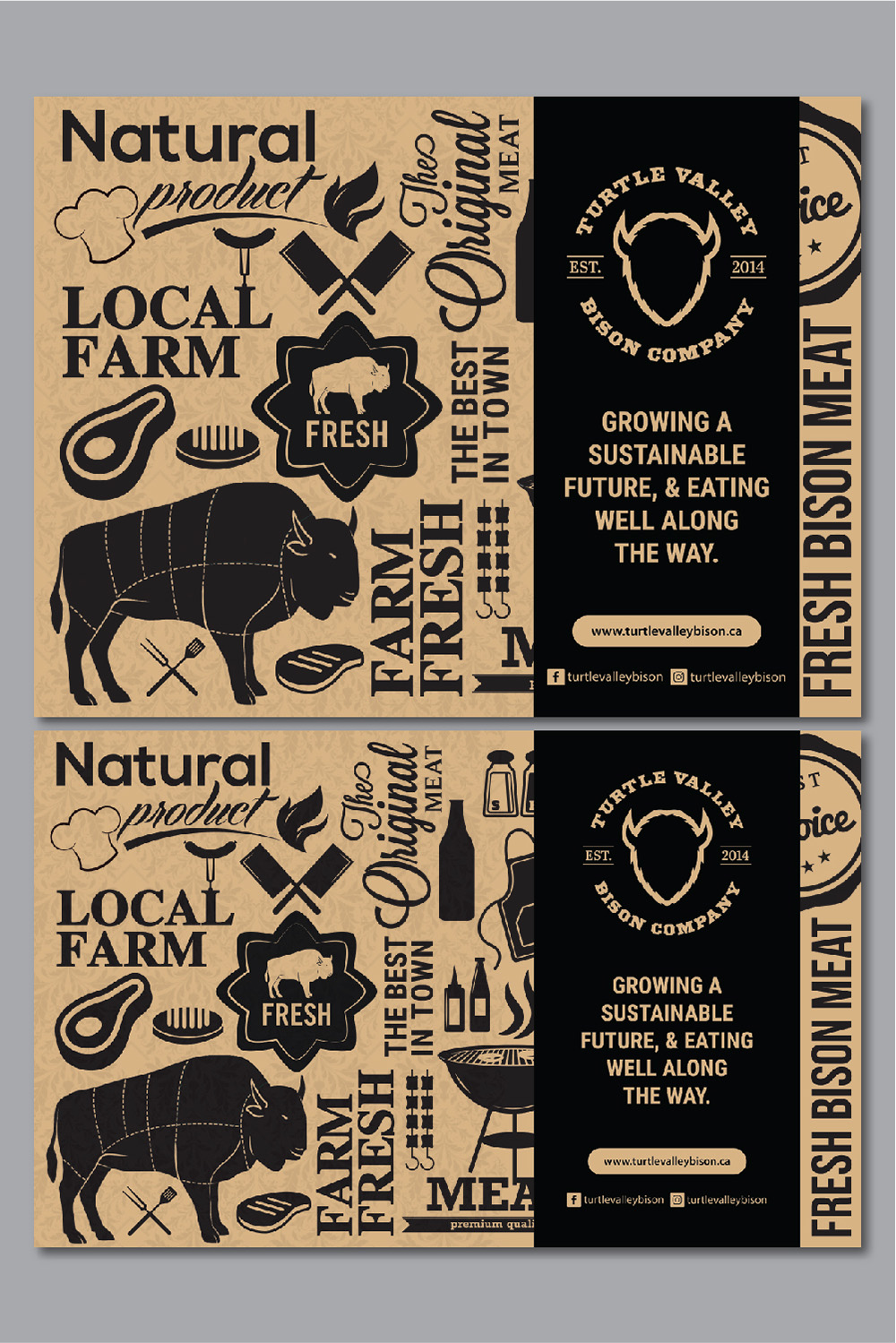 Diseño de Empaque por Deziners Zone para Turtle Valley Bison Company | Diseño #15360747