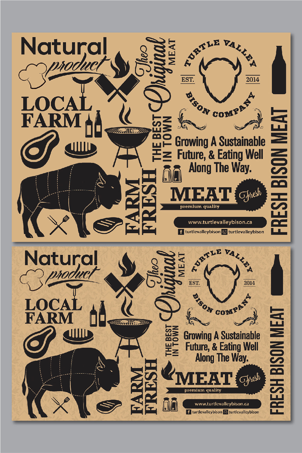 Diseño de Empaque por Deziners Zone para Turtle Valley Bison Company | Diseño #15360748