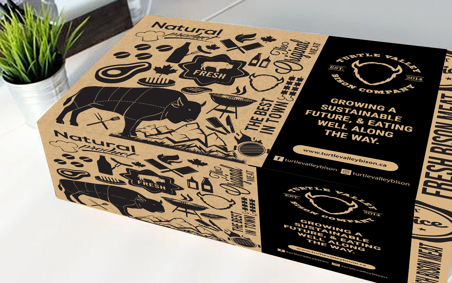 Packaging Design by Deziners Zone for Turtle Valley Bison Company | Design #15370978
