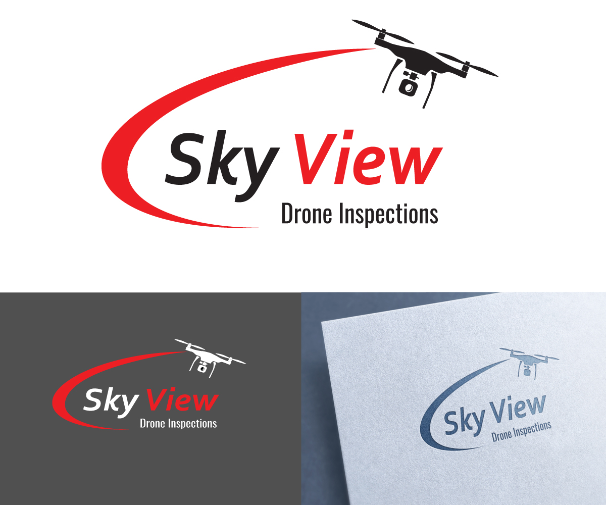 Diseño de Logo por shijujames26 para Sky View Drone Inspection | Diseño #15477073