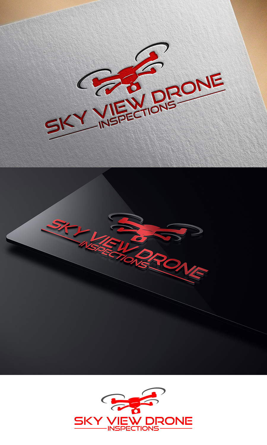 Logo Design by supercreative for Sky View Drone Inspection | Design: #15453930