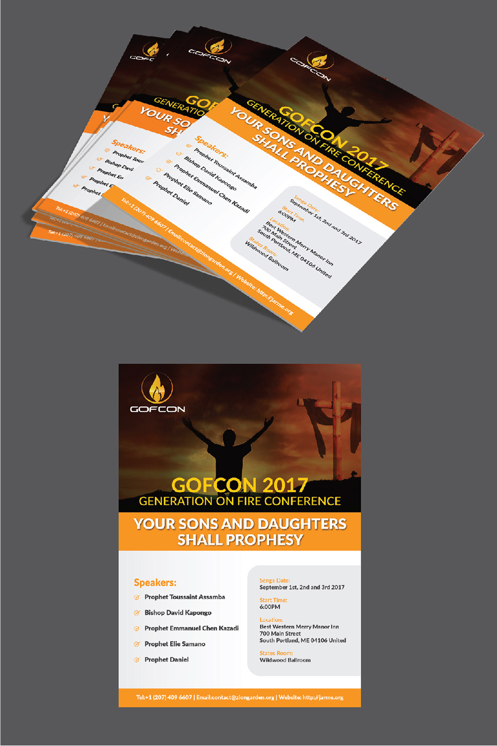 Flyer Design by Deziners Zone for Meditation Garden | Design #15313317