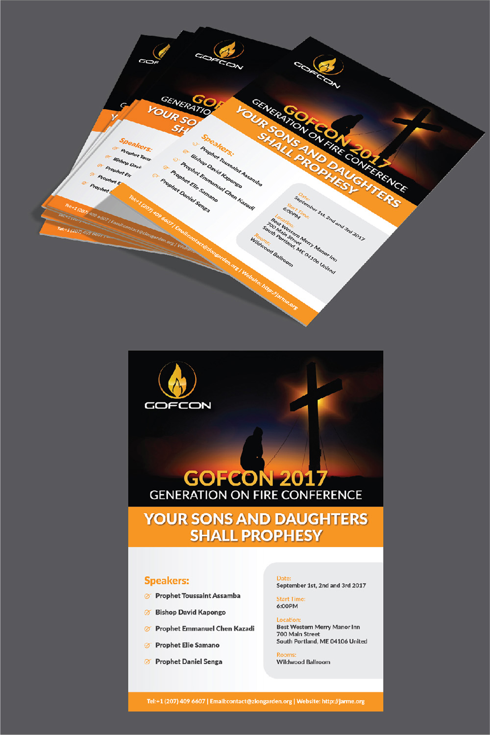 Flyer Design by Deziners Zone for Meditation Garden | Design #15324783