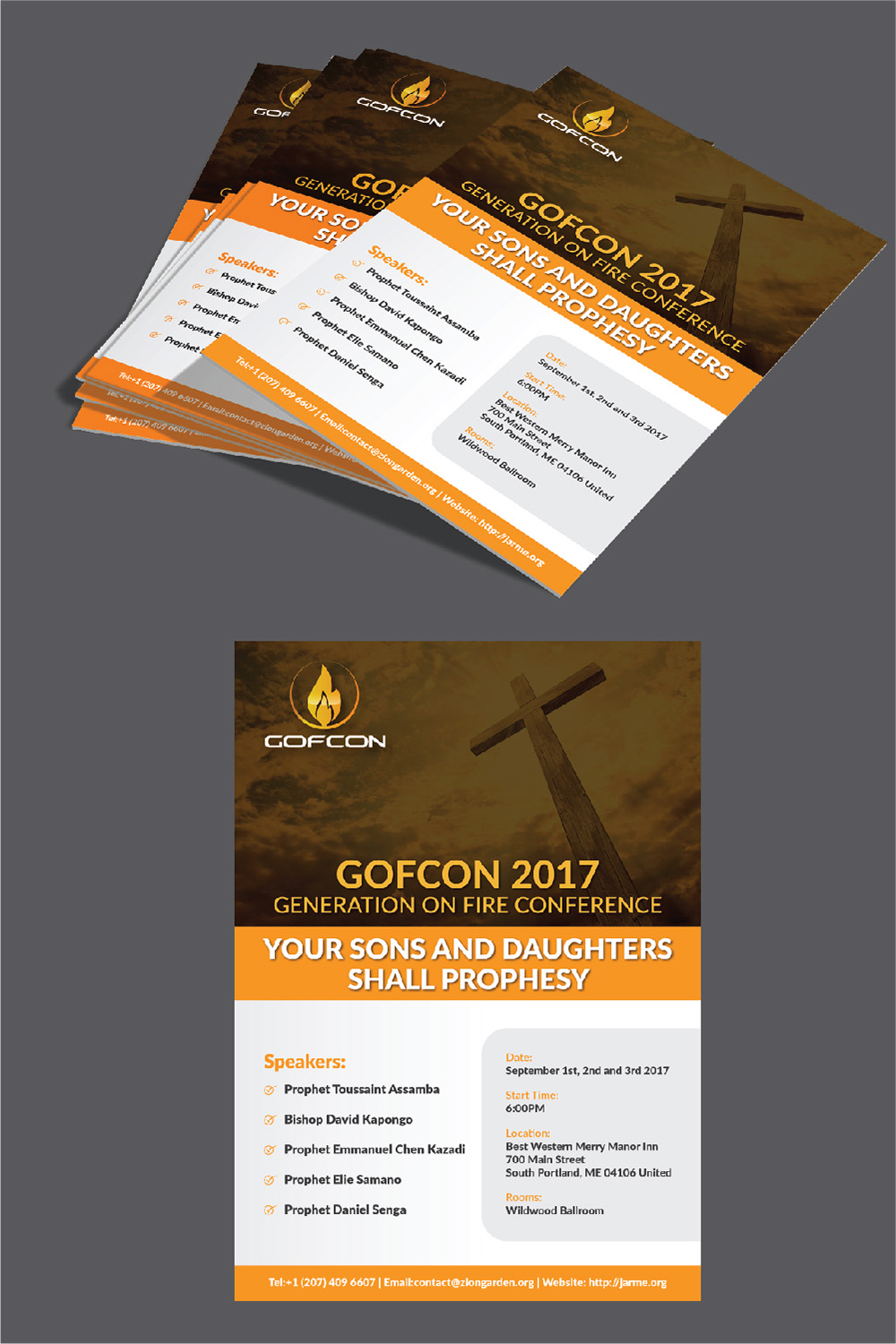 Flyer Design by Deziners Zone for Meditation Garden | Design #15324785