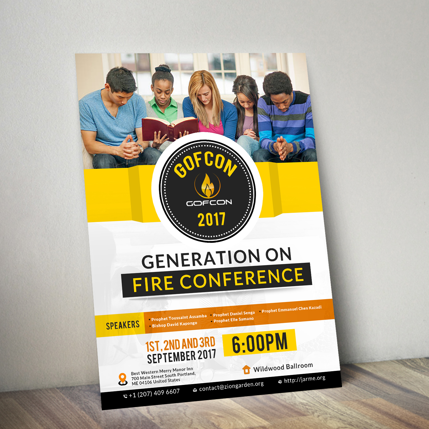 Flyer Design by creative.bugs for Meditation Garden | Design #15370316