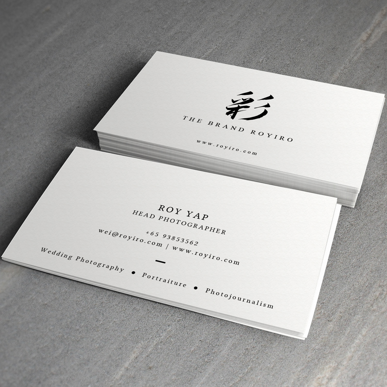 Business Card Design by Sandaruwan for Roy Iro | Design #15393161