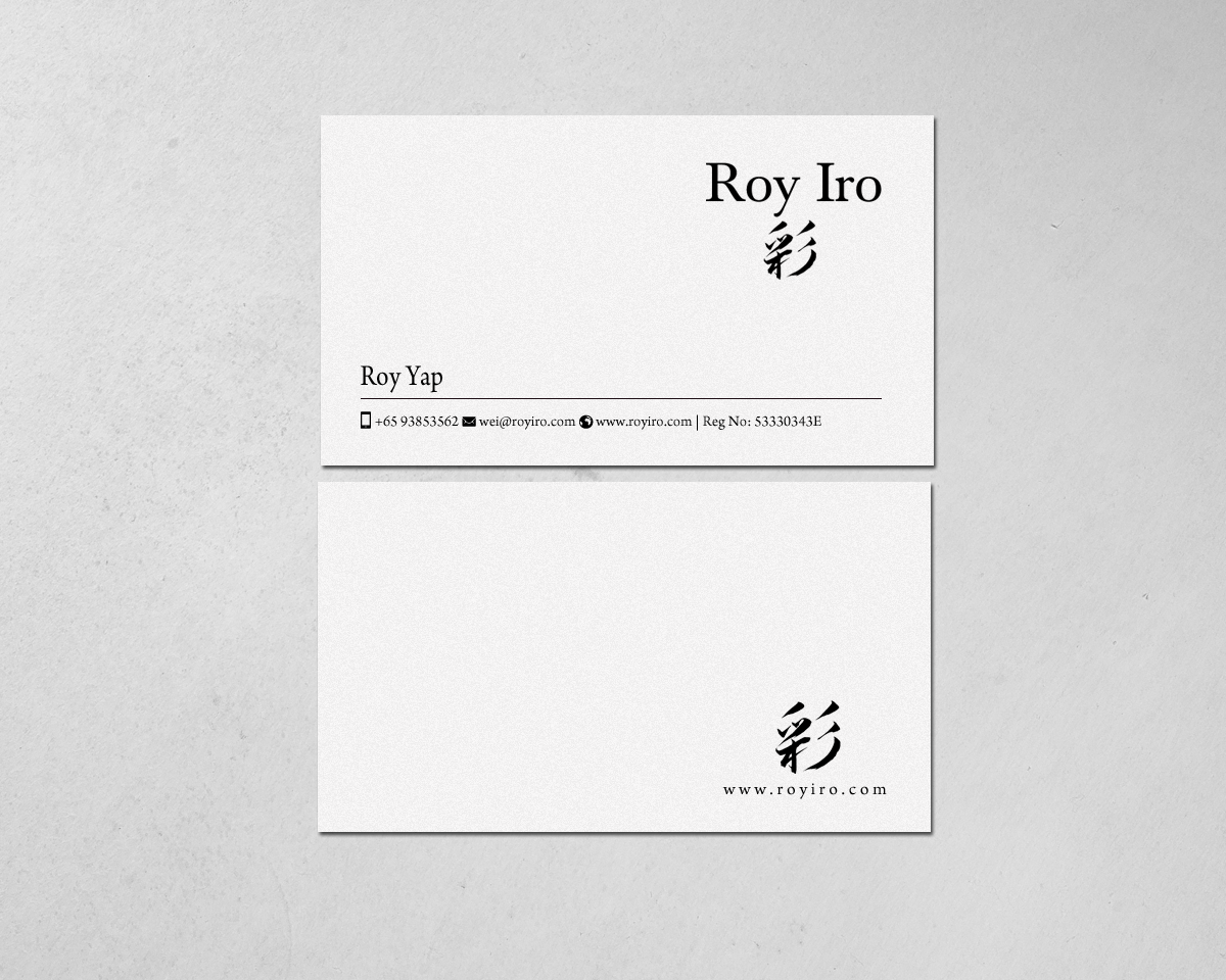 Business Card Design by chandrayaan.creative for Roy Iro | Design #15386590