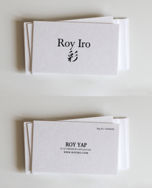 Business Card Design by chandrayaan.creative for Roy Iro | Design: #15387100