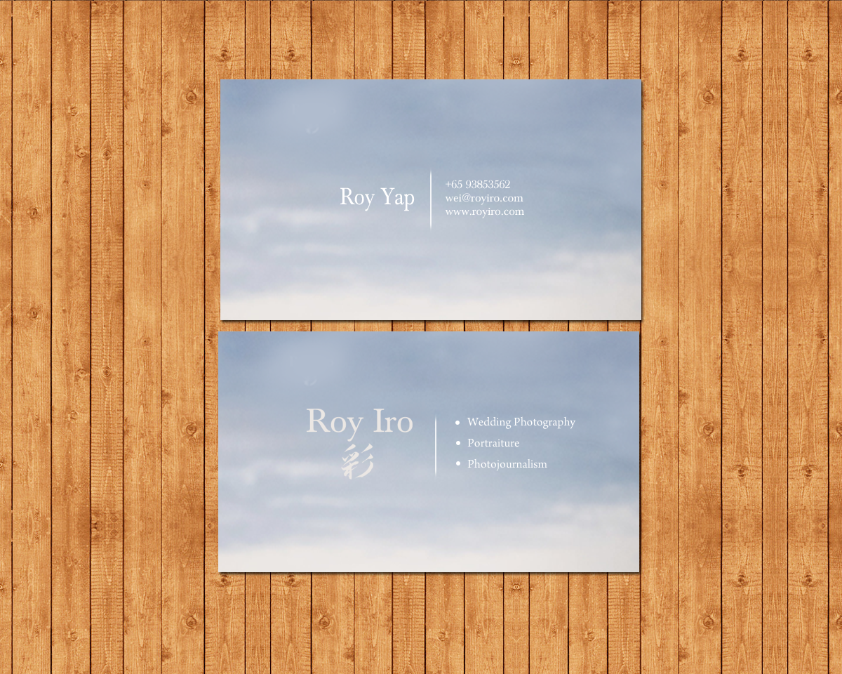 Business Card Design by chandrayaan.creative for Roy Iro | Design #15398620