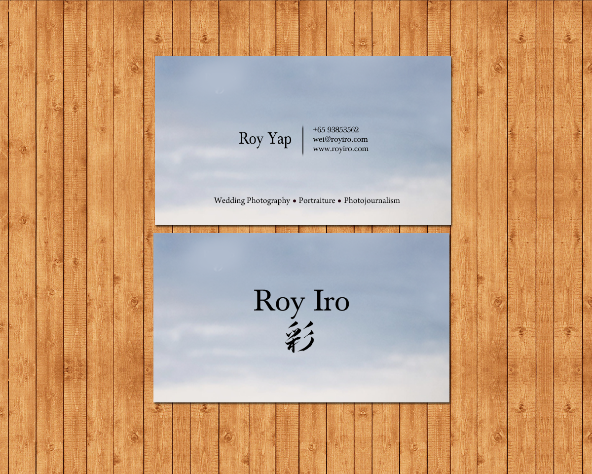 Business Card Design by chandrayaan.creative for Roy Iro | Design #15398808