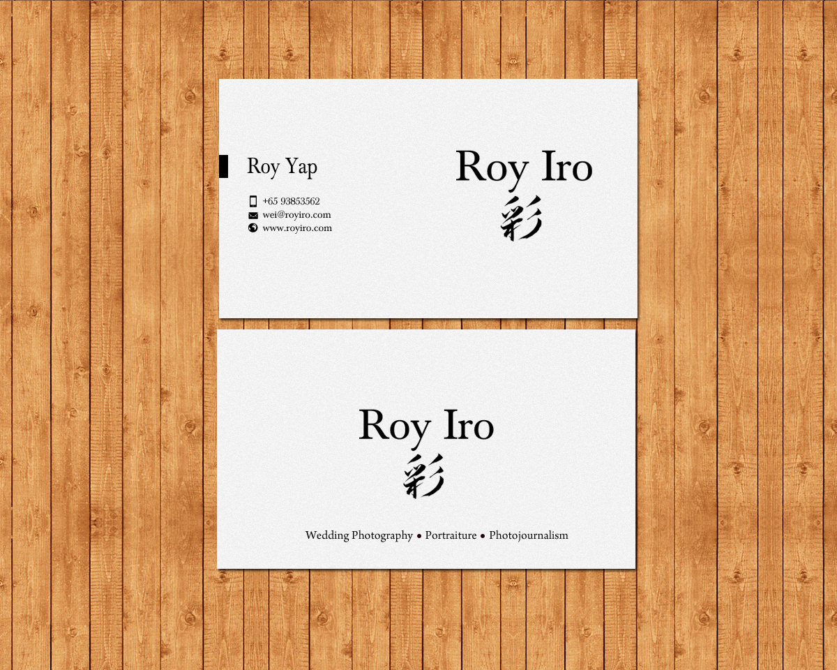 Business Card Design by chandrayaan.creative for Roy Iro | Design #15398810