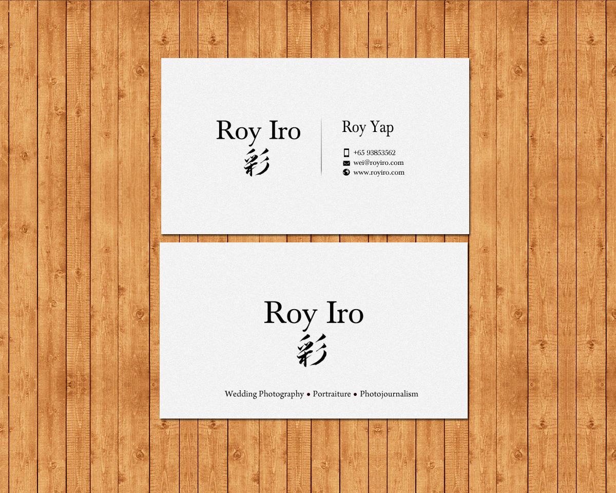 Business Card Design by chandrayaan.creative for Roy Iro | Design #15398811