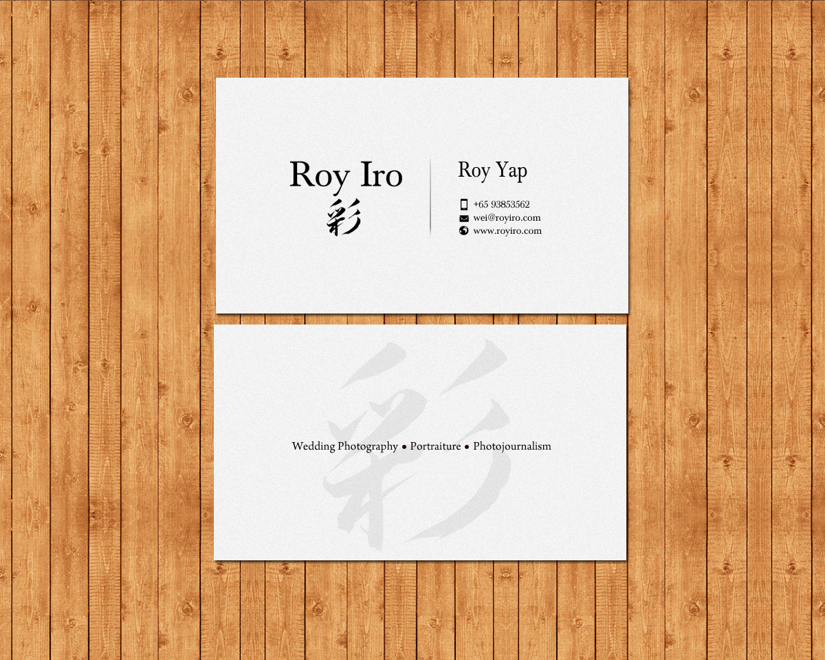 Business Card Design by chandrayaan.creative for Roy Iro | Design #15398812