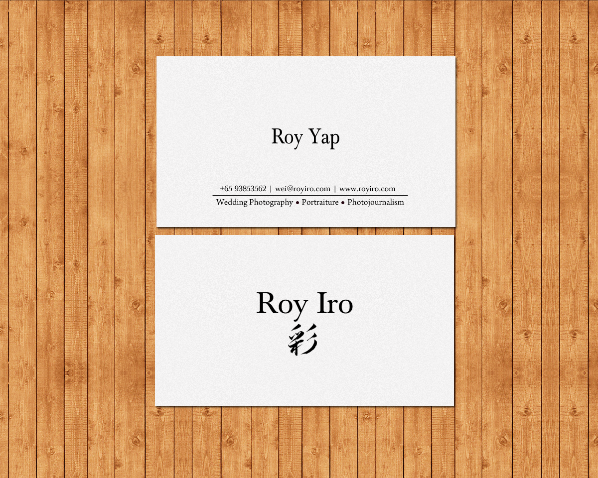 Business Card Design by chandrayaan.creative for Roy Iro | Design #15398908