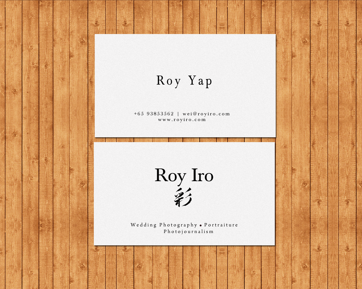 Business Card Design by chandrayaan.creative for Roy Iro | Design #15398910
