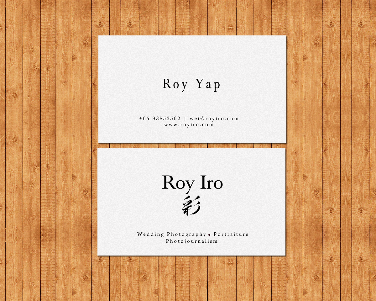 Visitenkarten-Design von chandrayaan.creative für Roy Iro | Design #15398913