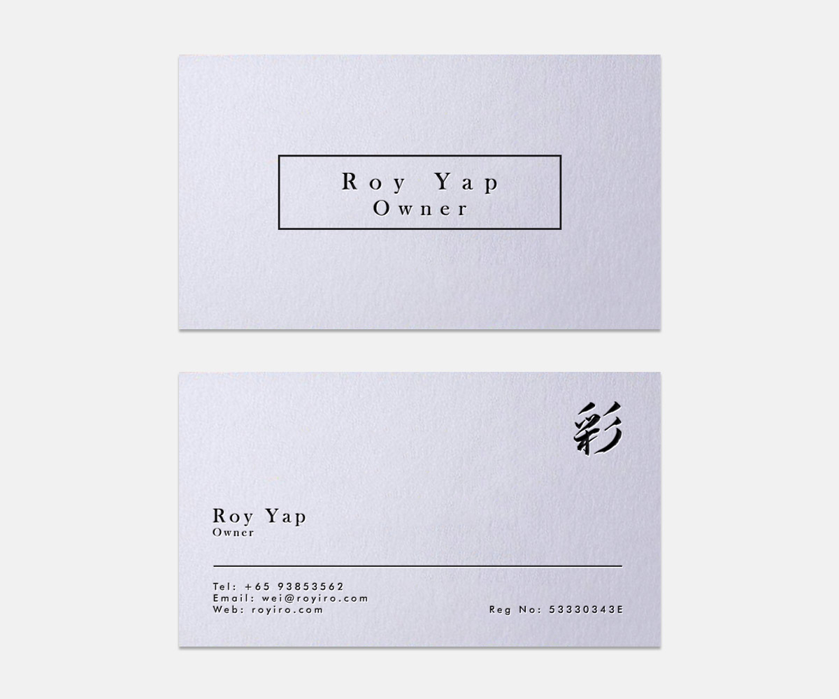 Visitenkarten-Design von Graphic Flame für Roy Iro | Design #15376120