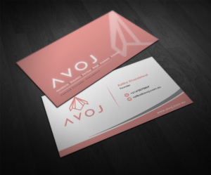Business Card Design by Pointless Pixels India for AVOJ | Design: #15345200
