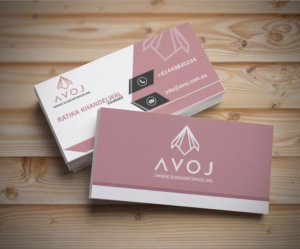 Business Card Design by Media Rockers for AVOJ | Design: #15376826