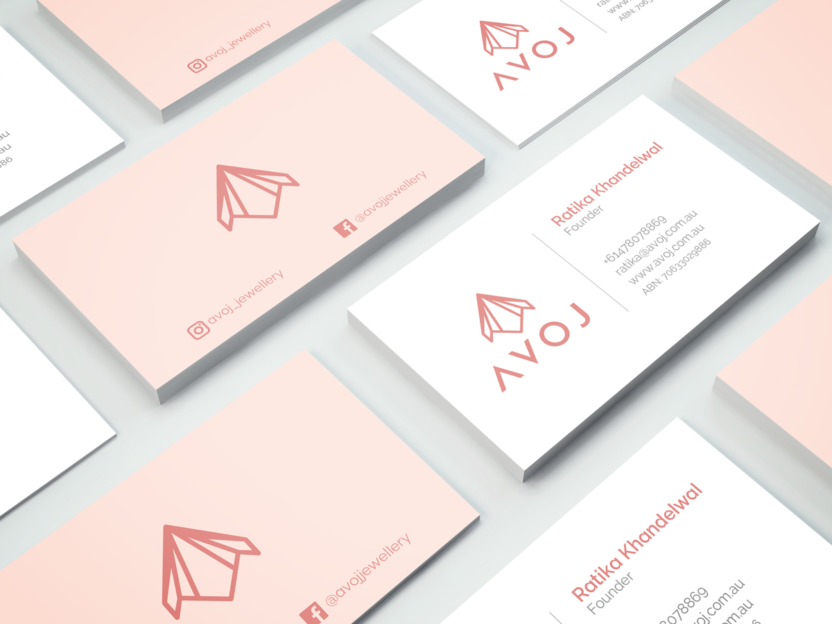 Business Card Design by JohnM. for AVOJ | Design #15358239