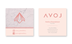 Business Card Design by JohnM. for AVOJ | Design: #15394488