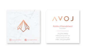 Business Card Design by JohnM. for AVOJ | Design: #15444633