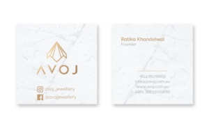 Business Card Design by JohnM. for AVOJ | Design: #15447582