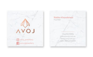 Business Card Design by JohnM. for AVOJ | Design: #15447583