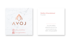 Business Card Design by JohnM. for AVOJ | Design: #15447609