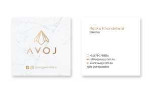 Business Card Design by JohnM. for AVOJ | Design: #15473247