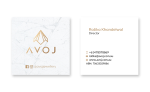 Business Card Design by JohnM. for AVOJ | Design: #15488110