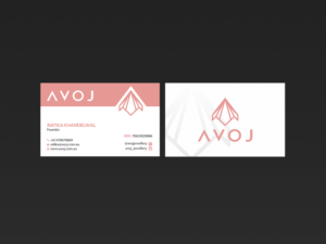Business Card Design by Creations Box 2015 for AVOJ | Design: #15363540