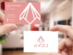 Business Card Design by Creations Box 2015 for AVOJ | Design: #15363547