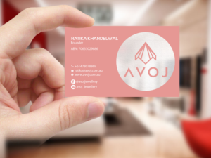 Business Card Design by Creations Box 2015 for AVOJ | Design: #15363548