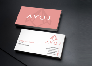 Business Card Design by Creations Box 2015 for AVOJ | Design: #15368486