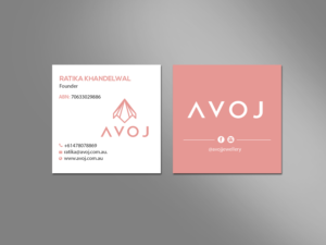 Business Card Design by Creations Box 2015 for AVOJ | Design: #15392468