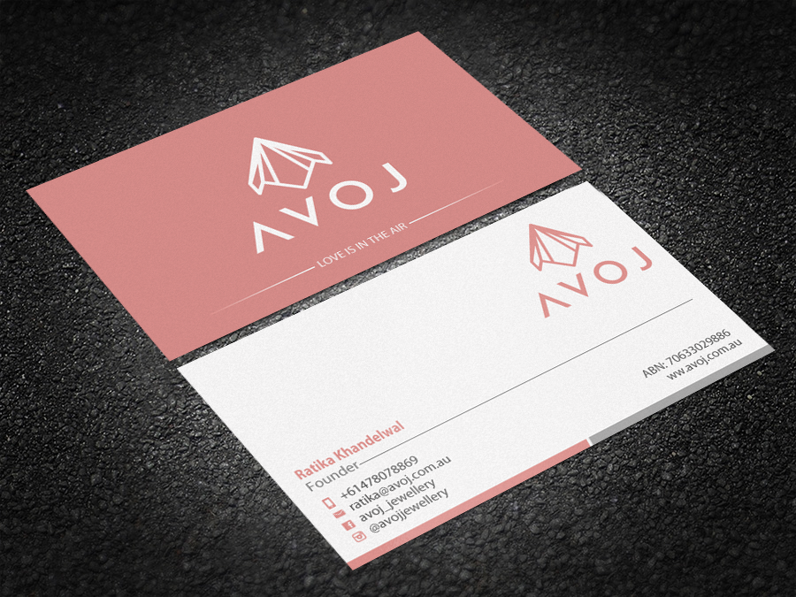 Business Card Design by Brand aid for AVOJ | Design #15377695