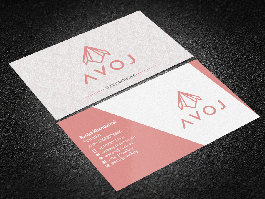 Business Card Design by Brand aid for AVOJ | Design #15377855