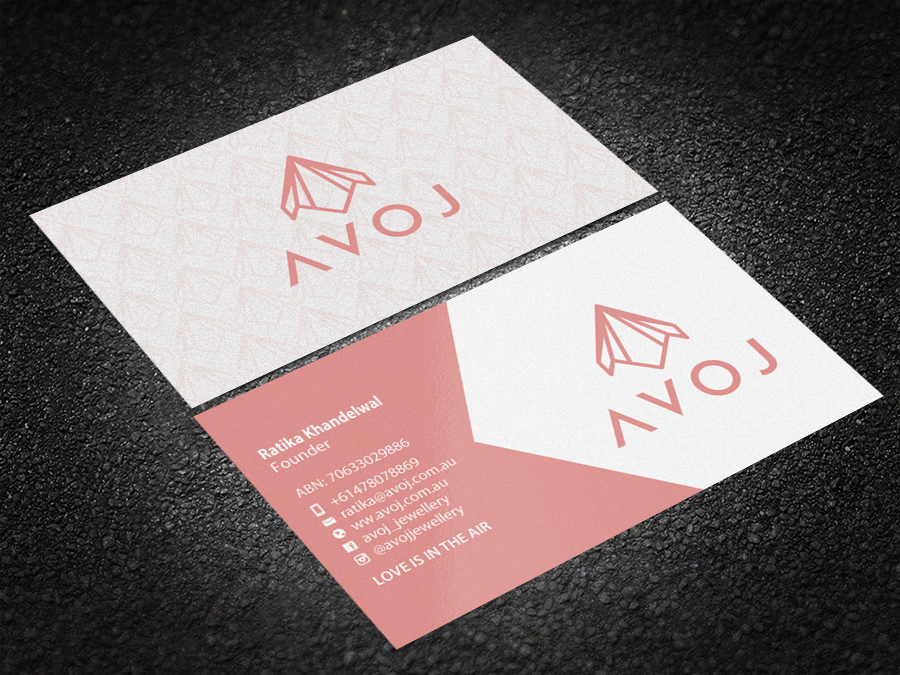 Business Card Design by Brand aid for AVOJ | Design #15377856